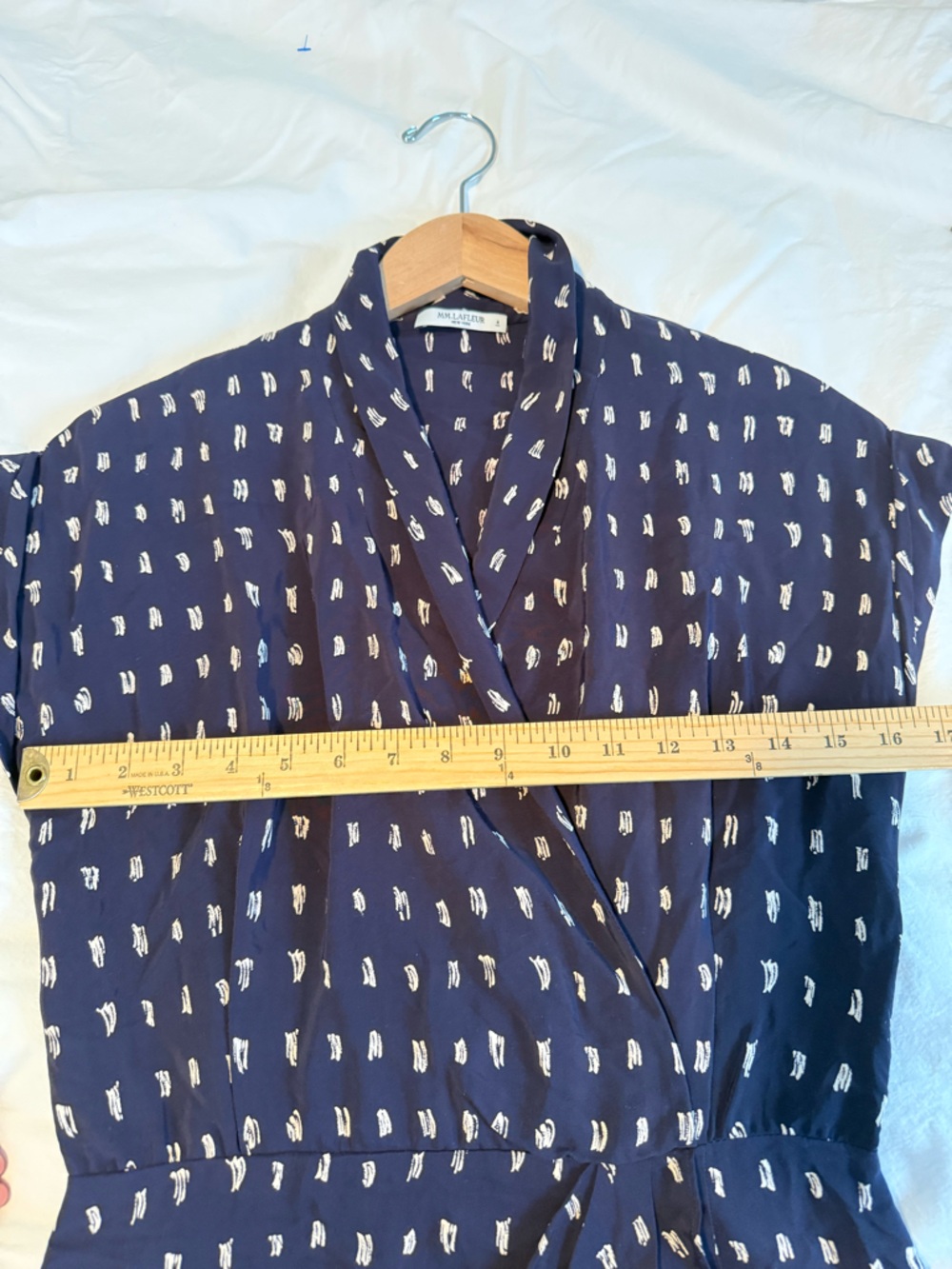 MM. LaFleur The Jasmine Dress—Swipe Print, Size 4, Great Condition! - Picture 15 of 16